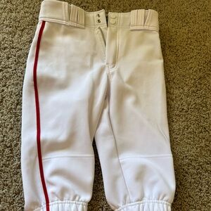 Youth boys baseball pants, socks, 3 belts